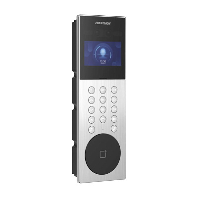 картинка Hikvision DS-KD9203-ME6 многоабонентская вызывная IP панель с биометрическим считывателем от компании Intant